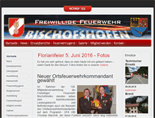 Tablet Screenshot of ff-bischofshofen.eu